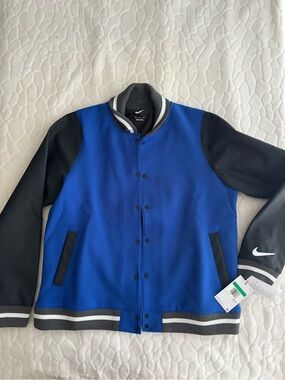 Nike Team Varsity Letterman Bomber Jacket